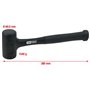 KS TOOLS 140.5258 Marteau sans rebond - tete Ø65mm- 1540g - enrobé en matière polyurethane Couleur