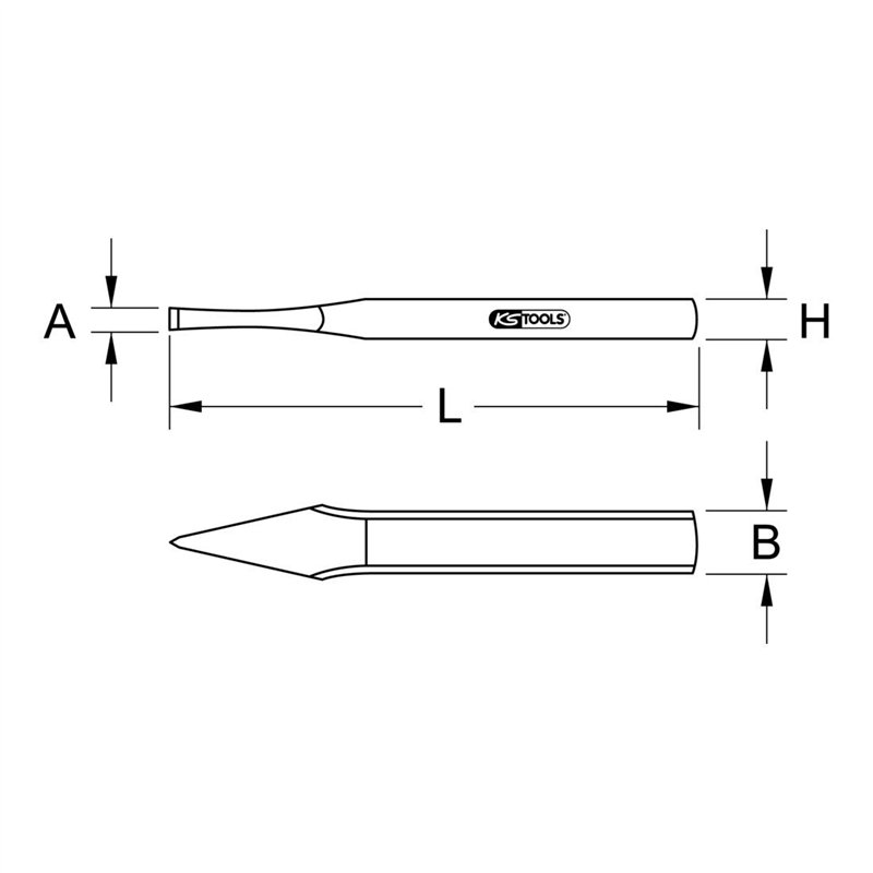 Image secondaire de Buril, ovalada plana, 8x200mm