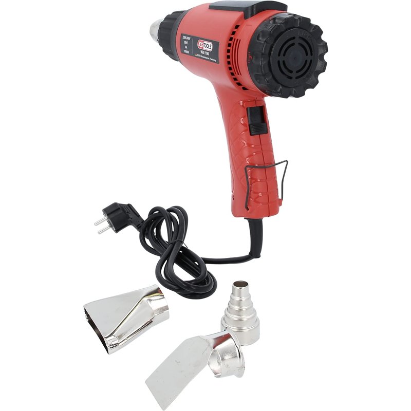 Image secondaire de KS TOOLS 960.1190 - Décapeur Thermique 2000W - Pistolet Thermique à Air Chaud - 2 Positions - Réglage de Température par Molette