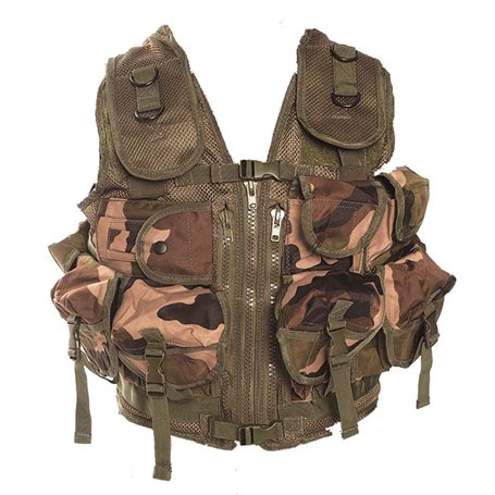 Mil-Tec Gilet de combat US TACTICAL camo ce - 200 Taille unique