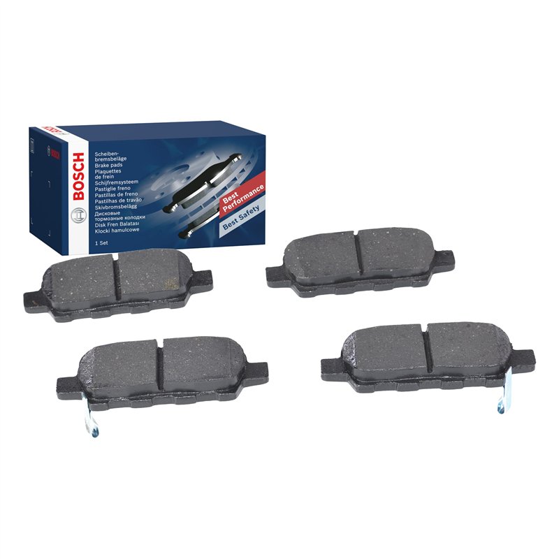 Bosch BP1000 - Plaquettes de Frein Arrière pour Voiture - Qualité Bosch - Réduction du Bruit et de la Poussière - Certifié ECE-R