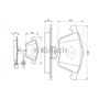 Bosch BP1014 - Plaquettes de Frein Avant pour Voiture - Qualité Bosch - Réduction du Bruit et de la Poussière - Certifié ECE-R90