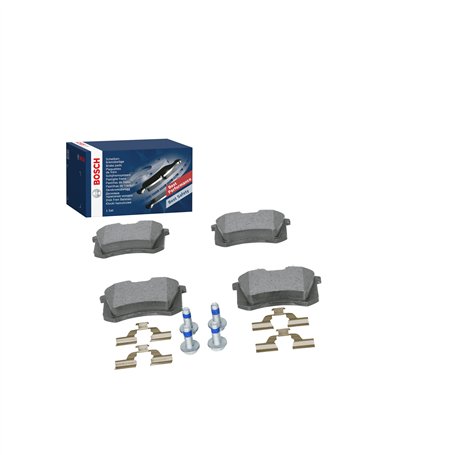 Bosch BP617 Plaquettes de frein - Essieu arrière - certifiées ECE-R90 - 1 jeu de 4 plaquettes
