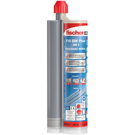 FISCHER Mortier en résine époxy FIS EM Plus 390 S FIS EM Plus 390 S