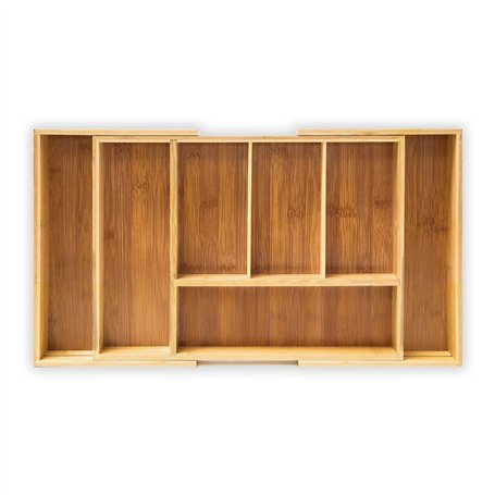 Relaxdays Plateau à couverts extensible HBT 5 x 48