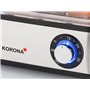 Korona 25303 Mini cuiseur à vapeur et cuiseur à œufs en acier inoxydable | Petit cuiseur à vapeur pour légumes | Cuiseur profess