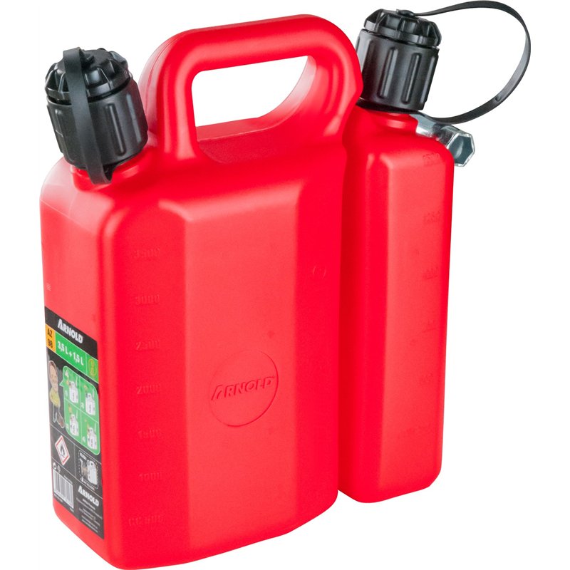 Image secondaire de Arnold 6011-X2-7007 Jerrican Double avec Goulotte, Noir