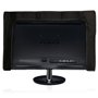 kwmobile Housse écran Ordinateur Compatible avec 24-26" Moniteur - Protection d'écran PC - Blanc-Noir