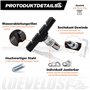 V-Brake Lot de 2 paires de plaquettes de frein de vélo 60 mm pour frein à traction latérale V-Brake en U - Lot de 4 patins de fr