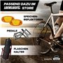 V-Brake Lot de 2 paires de plaquettes de frein de vélo 60 mm pour frein à traction latérale V-Brake en U - Lot de 4 patins de fr