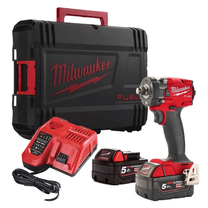 Milwaukee Boulonneuse à Choc compacte M18 FIW2F12-502X sans Batterie - 4933478444