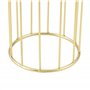 [en.casa] Set de 2 Supports de Plante Ensemble Cache-Pot Pot de Fleur Bac à Fleurs Vase Métal Tailles Différentes Doré Noir