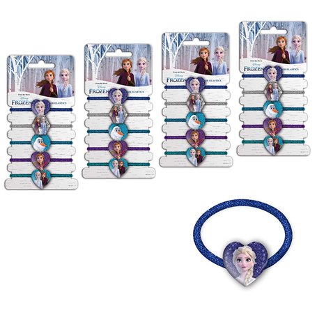 CRAZE Crazy Frozen 29626 Lot de 2 élastiques XL pour Fille 20 Bandeaux Enfants