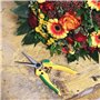 GRÜNTEK Sécateur à Fleurs Bonsai Plantes. Ciseaux pour Fleuriste et Jardinage Colibri a lame Longue en acier SK5