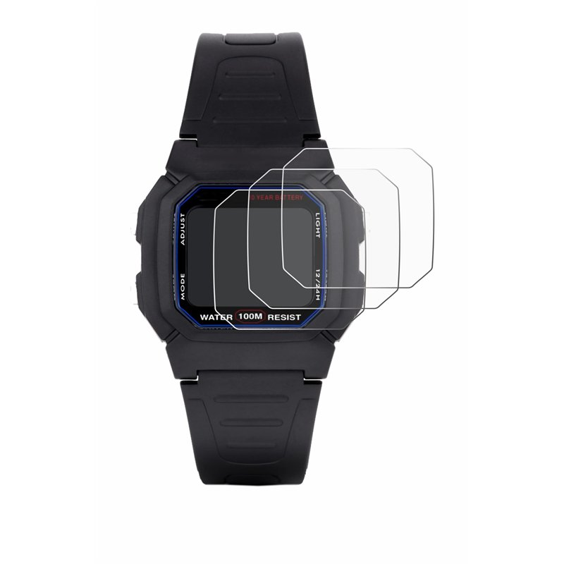Image secondaire de savvies Protection Ecran pour Casio W-800H-1AVES (6 Pièces) - Film Protection Ultra Clair