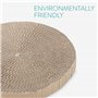 Navaris Griffoir pour Chats - Set 2X grattoir pour Chat en Carton ondulé 34 x 3,5 cm - Protection Ronde pour canapé Meuble Mur -