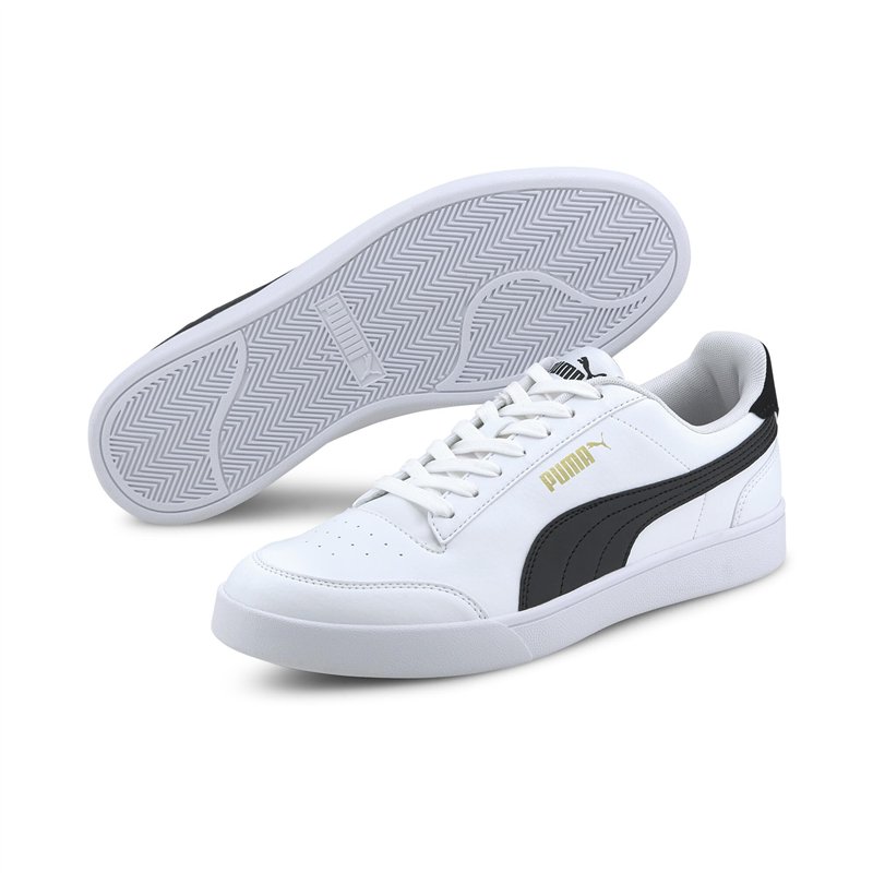 Image secondaire de PUMA Unisex Shuffle Baskets, Puma White Puma Black Puma Team Gold, 41 EU