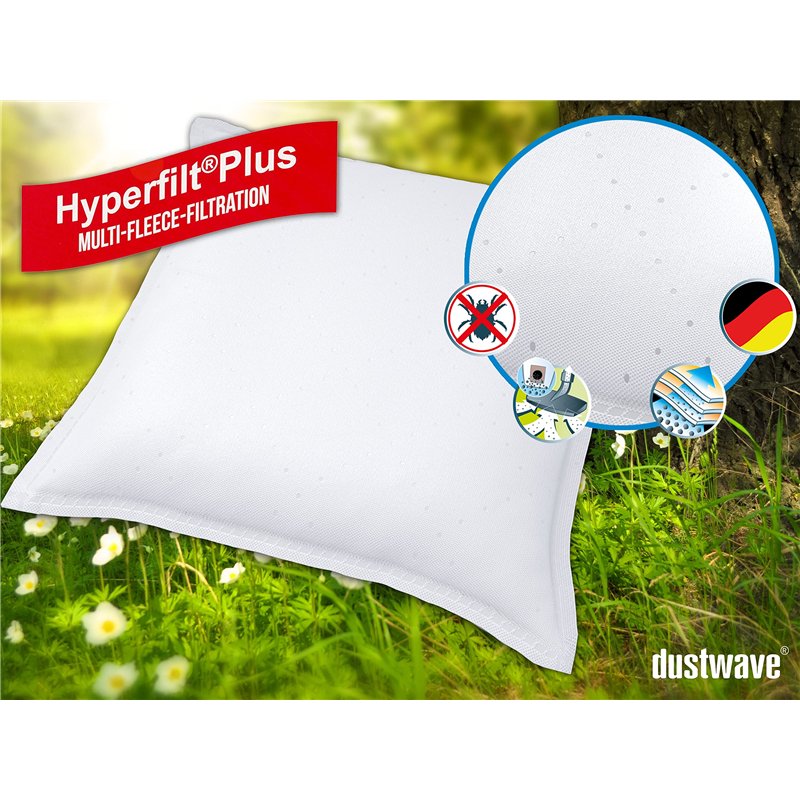 Image secondaire de Dustwave® Lot de 10 sacs d'aspirateur pour AEG - Vampyr CE 220 - Fabriqué en Allemagne - Avec micro-filtre inclus
