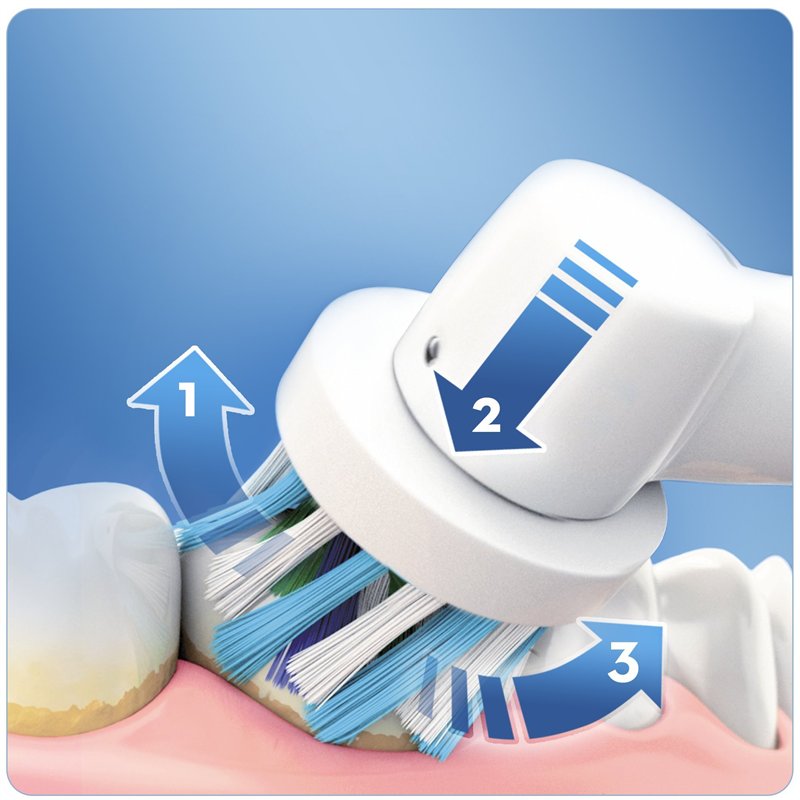 Image secondaire de Oral-B PRO 760 Brosse à Dents Electrique avec Etui de Voyage Noir