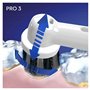 Oral-B Pro 3 3000 Brosse À Dents Électrique Rechargeable Avec 1 Manche Capteur De Pression Et 1 Brossette , Noir, Élimine Jusqu’
