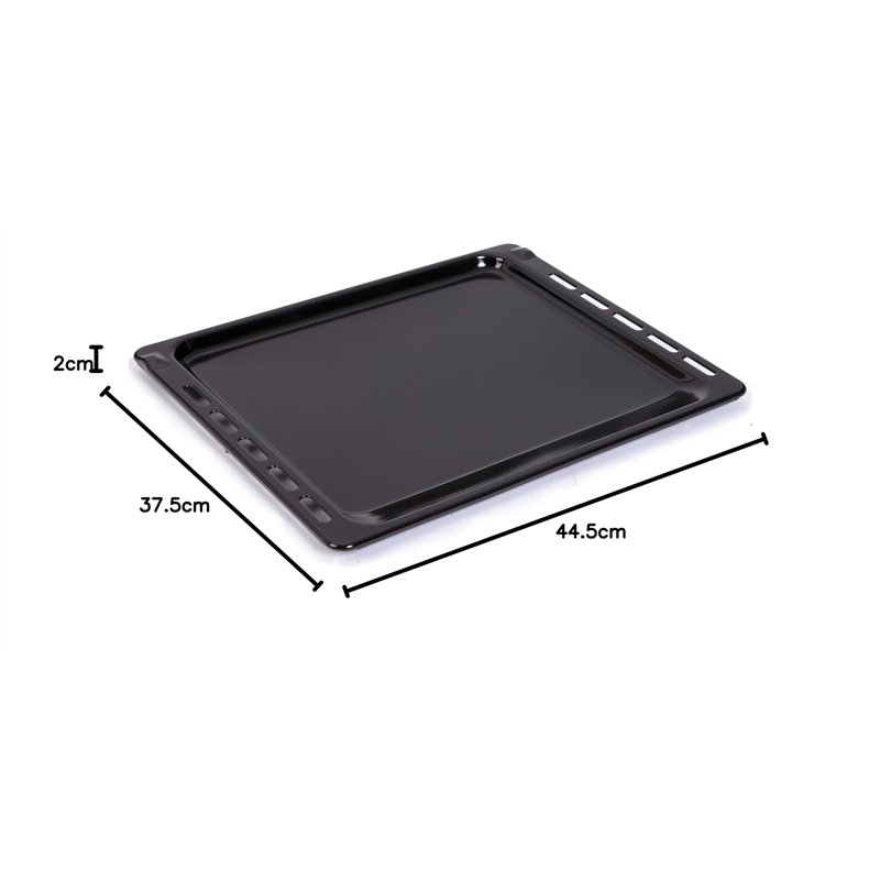 Image secondaire de Bauknecht Lèchefrite émaillée/anti-rayures/convient également pour divers modèles de Whirlpool, Ikea et Algor - 445 X 375 X 20 m