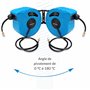 DEUBA® Dévidoir enrouleur tuyau à air comprimé automatique 10m+1m raccord 3/8' 12 bar Ø12mm enroulement tuyau pneumatique suppor