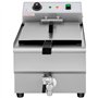 Royal Catering Friteuse Électrique De Restaurant Simple Avec Robinet Professionnelle RCEF 16EB (3 500 W, 16 l, Température Max. 