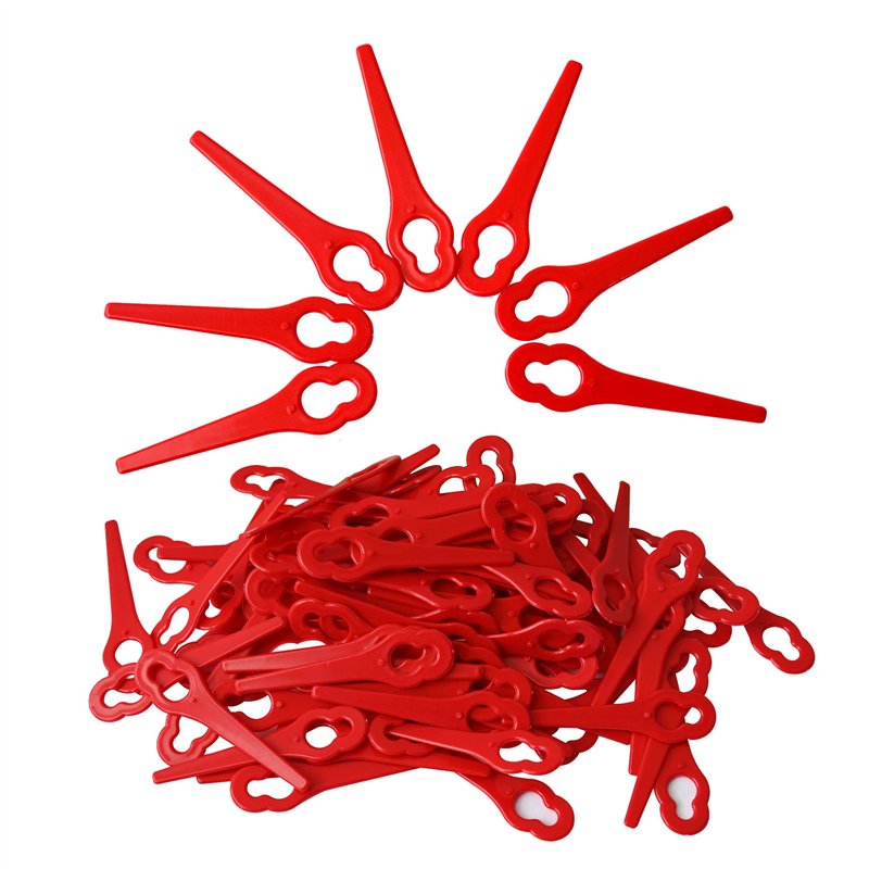 RASENFREUND - Lot de 100 couteaux universels en plastique pour coupe-bordures FRT18A FRT18A1 46155 FRT20A1 et de nombreux autres