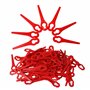 RASENFREUND - Lot de 100 couteaux universels en plastique pour coupe-bordures FRT18A FRT18A1 46155 FRT20A1 et de nombreux autres