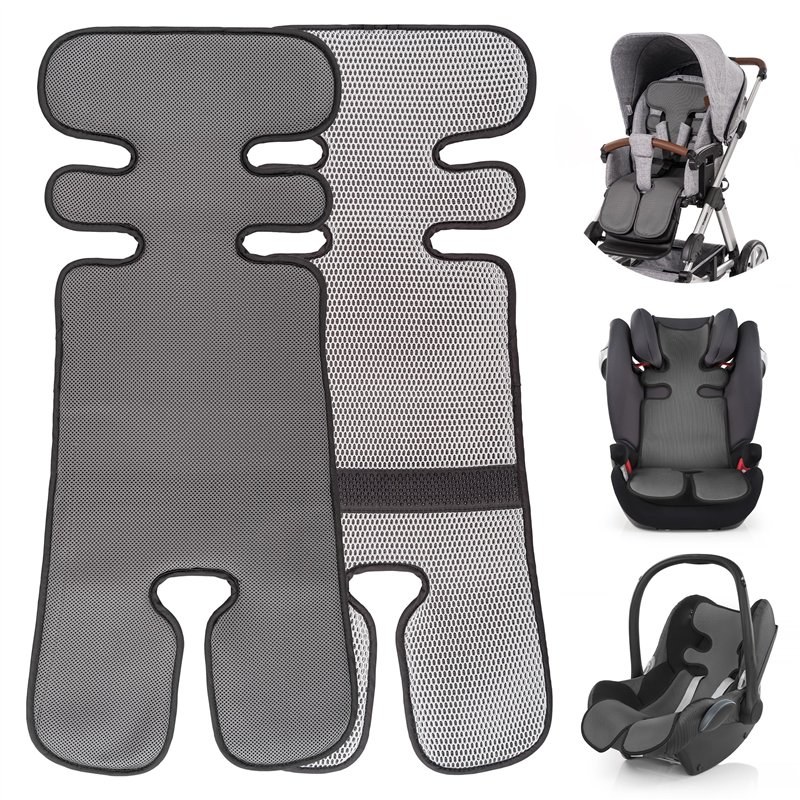 Zamboo Assise Universelle Poussette Été, Également Coussin Siege Auto et Cosy Respirant, Réduit Transpiration, Rafraîchit Bébé, 