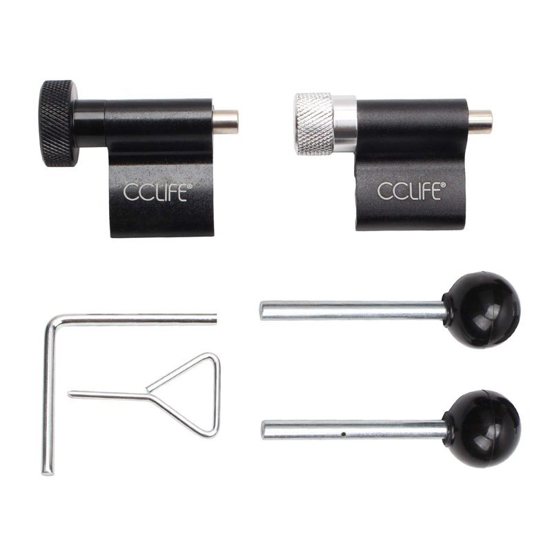 Image secondaire de CCLIFE Kit de calage moteur distribution diesel - Outils de calage distribution de soupape blocage du vilebrequin Compatible ave