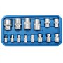 CCLIFE 14 pièces Coffret douilles torx femelle 1/4" 3/8" 1/2", Douille torx profilés E E4-E24