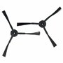 vhbw 2x Brosse latérale compatible avec Ariete Evolution 2,0 robot aspirateur - Lot de brosses, noir