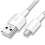 Huawei Câble de données / câble de charge - Micro USB - Gris/blanc - Compatible avec les téléphones portables Huawei avec port m