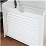 SoBuy FSR40-W Panier à Linge avec Sac Amovible Armoire de Salle de Bain Banc de Rangement