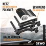 GEWO CS Outdoor Filet de ping-Pong - Filet de Tennis de Table résistant aux intempéries pour l'extérieur - Supports de Filet Rob