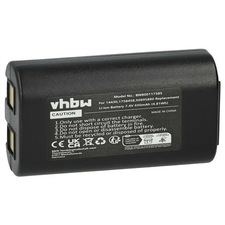 vhbw Batterie Remplacement pour Dymo 1758458