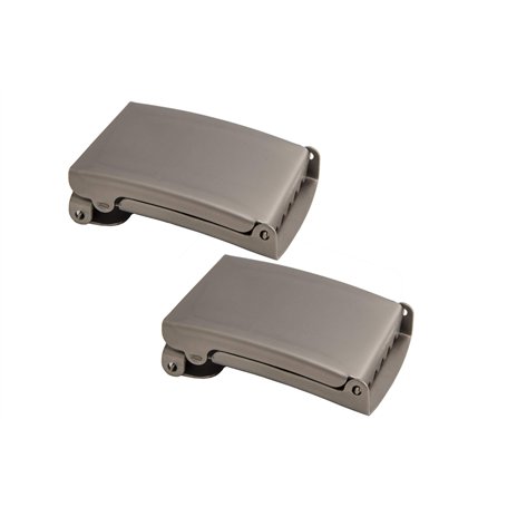 Shenky - Boucles de ceinture de qualité - mat - 4 cm de large - lot de 2