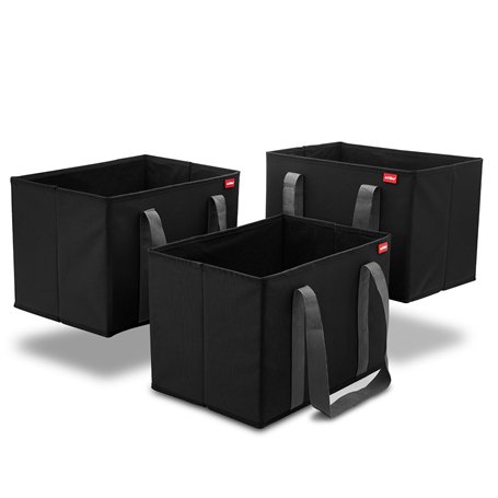 achilles ensemble de 3 paniers à provisions avec fond renforcé