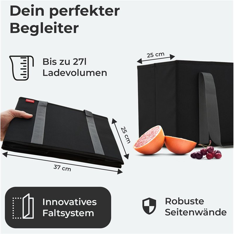 Image secondaire de achilles ensemble de 3 paniers à provisions avec fond renforcé, sacs à provisions, boîte pliante, panier de transport, sac à pro