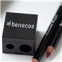 Benecos - Taille-Crayon Double pour Crayons Cosmétiques - avec Spatule de Nettoyage Intégrée