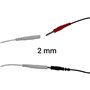 Électrodes compatibles électrostimulation TENS EMS - 2 electrodes 180 x 110 mm - Pads Patch pour électrostimulateurs TENS et EMS