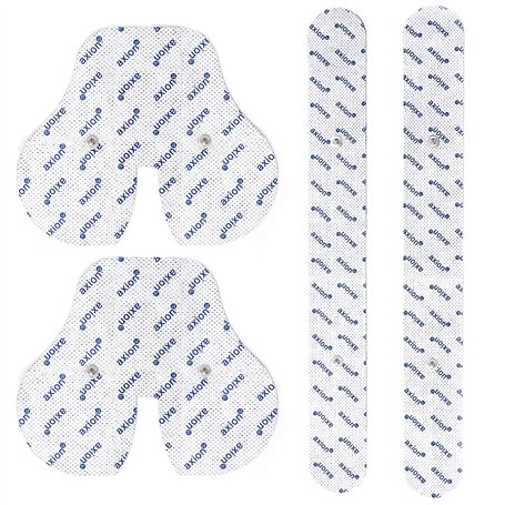 axion - Électrodes MAUX DE Dos compatibles avec électrostimulateur SANITAS (SEM 40/41/42/43/44/50) BEURER (EM 40/41/49/80)