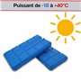 Toci Ensemble de 8 Accumulateurs de froid minces de 200 ml chacun | 8 éléments de refroidissement bleus pour sac isotherme ou gl