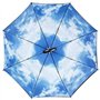 VON LIILENFELD® Parapluie Canne Grand Robuste Ouverture Automatique Double Épaisseur Motif Ciel hambourgeois