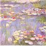 VON LILIENFELD® Parapluie Claude Monet: Nénuphars Ouverture Automatique Résistant au Vent Fleur Canne Grand Robuste Arte