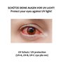 SafeLightPro F5 Lunettes de protection pour épilation au laser et lumière pulsée, Protection contre les UV