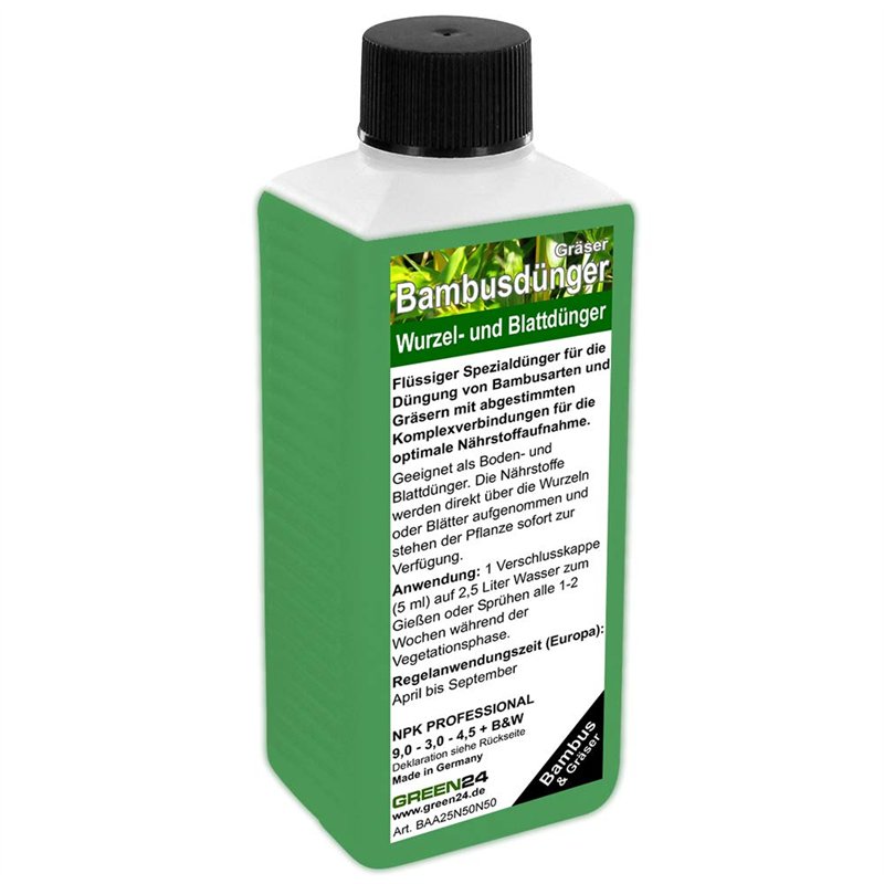 Engrais liquide pour bambou HighTech NPK - Pour bambous, herbes, feuilles, racines - Engrais professionnel