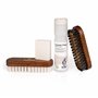 Kit d'entretien pour chaussures en daim - kit de nettoyage pour chaussures avec brosses pour l'entretien du cuir nubuck - et pro