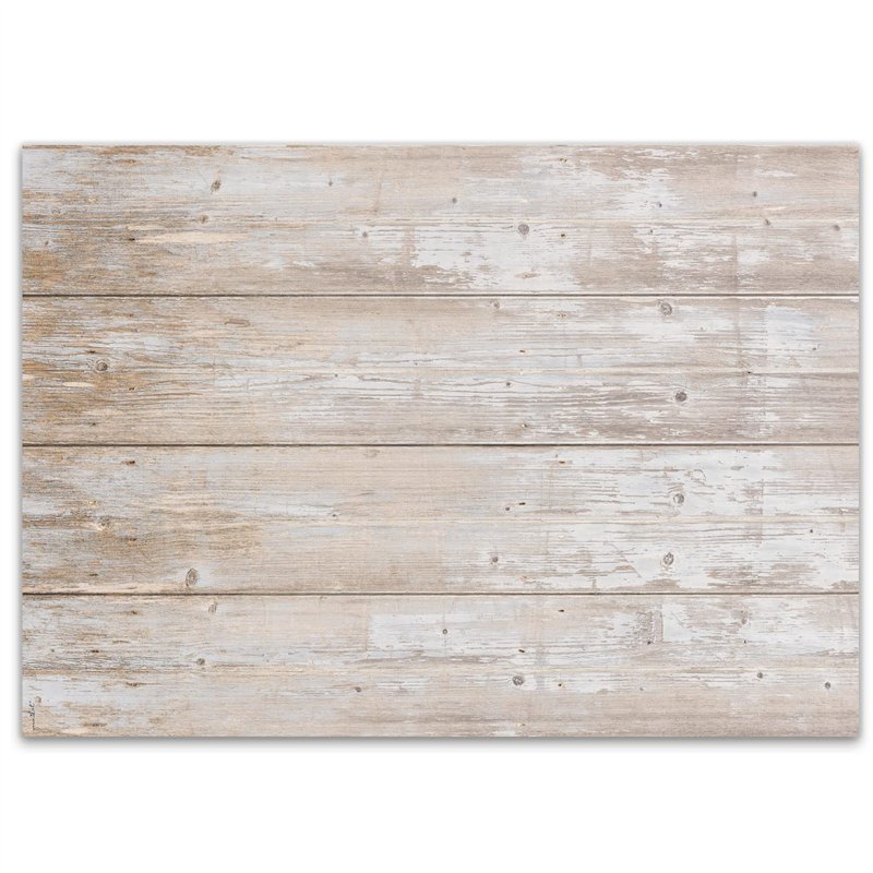 Younikat 100 Sets de Table en Papier Aspect Bois Clair I DIN A3 I Sets de Table napperons sous-Nappe Beige Deko Nature Moderne j